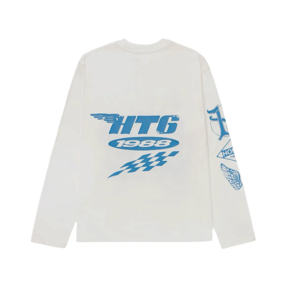 Driving LS T-Shirt- White