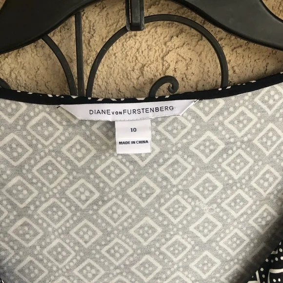DVF Eugenia silk shift dress