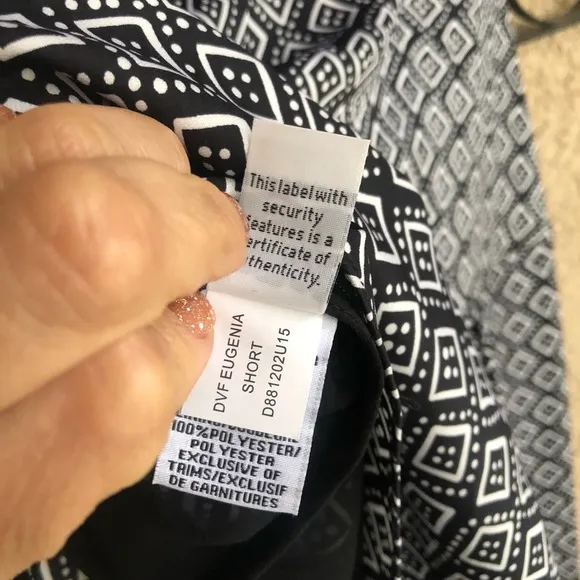 DVF Eugenia silk shift dress