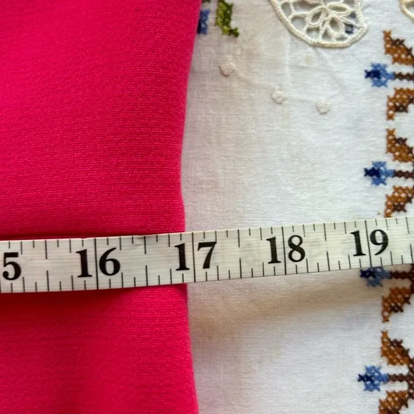 ELIZA J pink sleeveless b neck fitted shift dress SZ 14 NWT