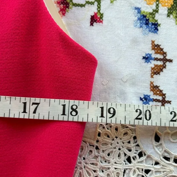 ELIZA J pink sleeveless b neck fitted shift dress SZ 14 NWT