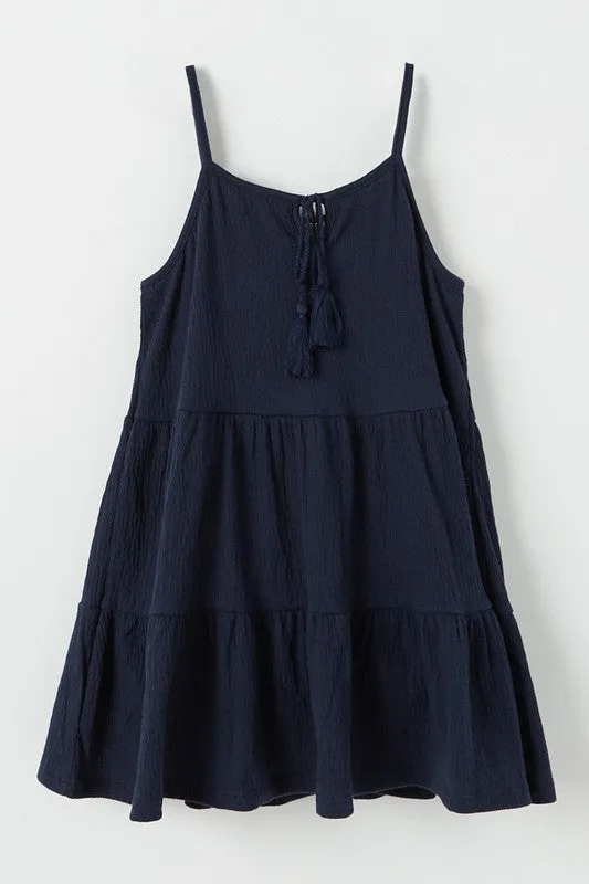 Ellie Youth Tiered Tassel Top
