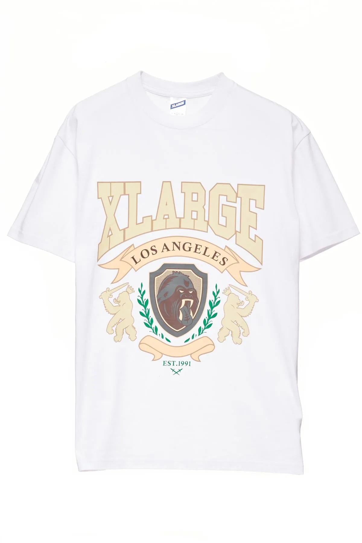 Emblem Logo SS Tee - White