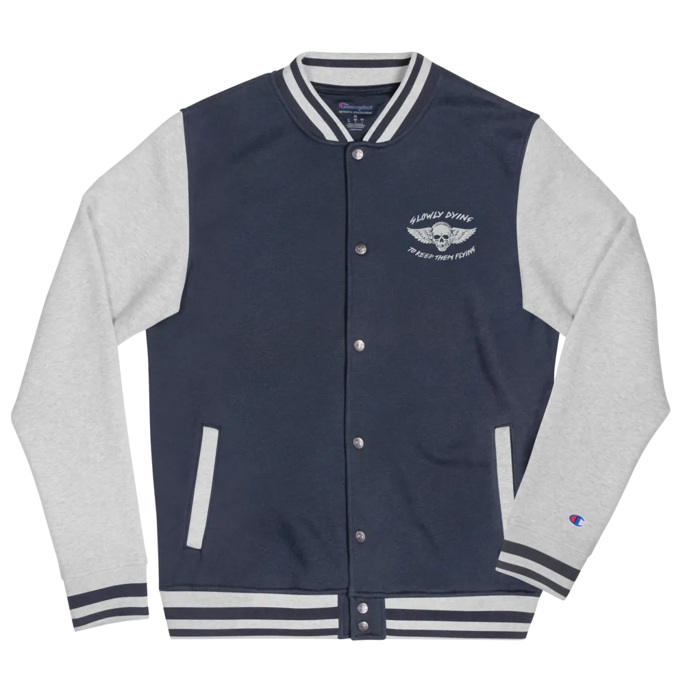 Embroidered Aircraft Maintainer x Champion Bomber Jacket