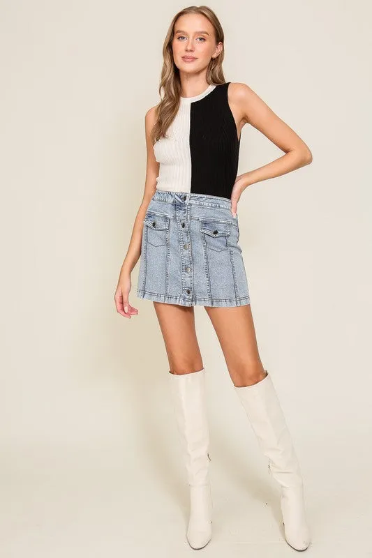 Esma Ribbed Top