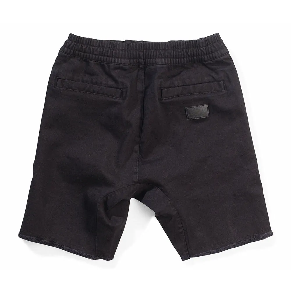 Ethan Denim Short - Washed Black