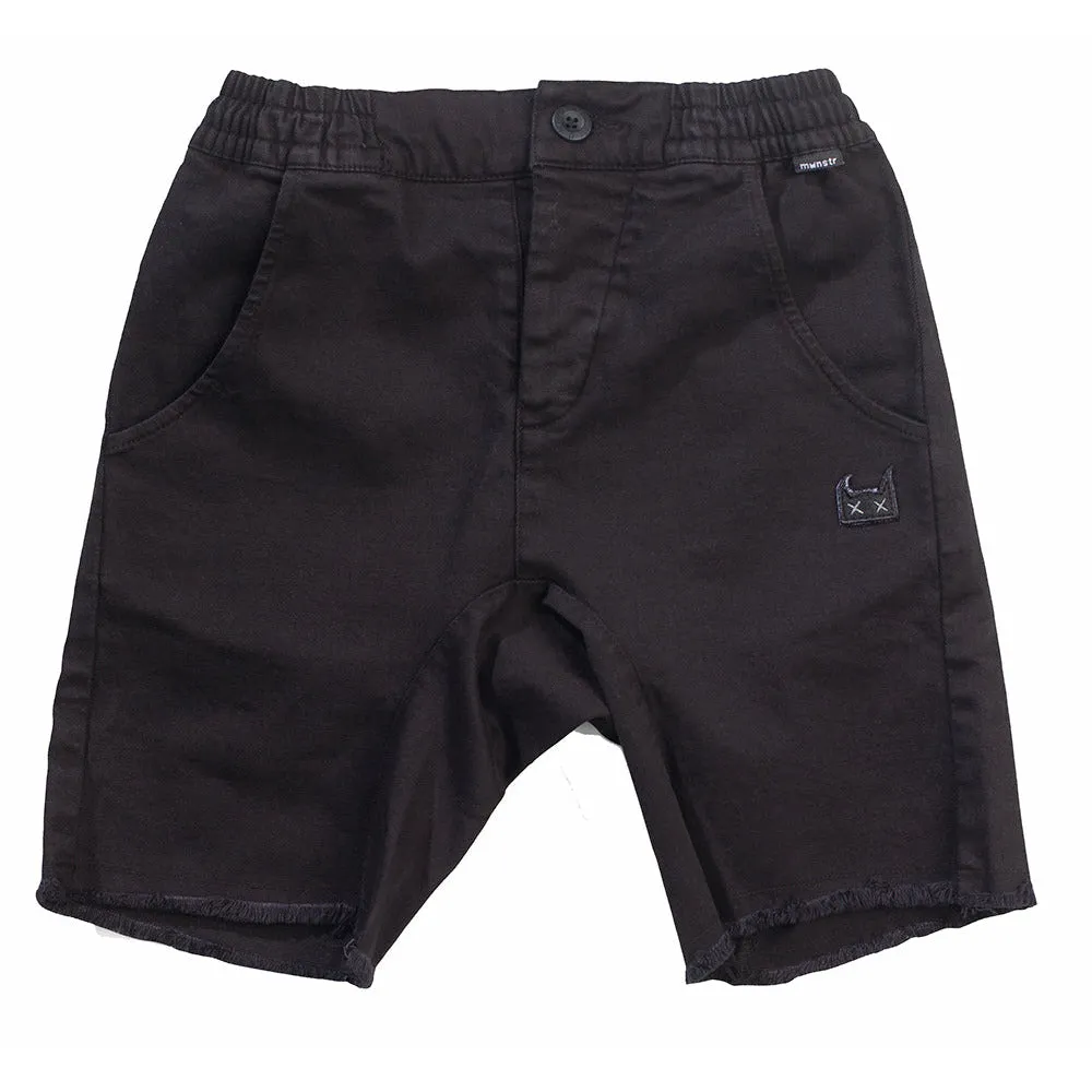 Ethan Denim Short - Washed Black