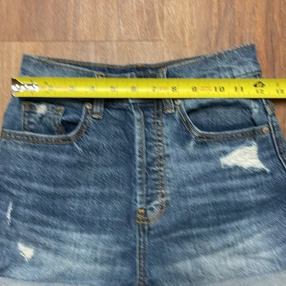 Eunina Olivia Ultra High rise Mom Shorts Denim Size XS