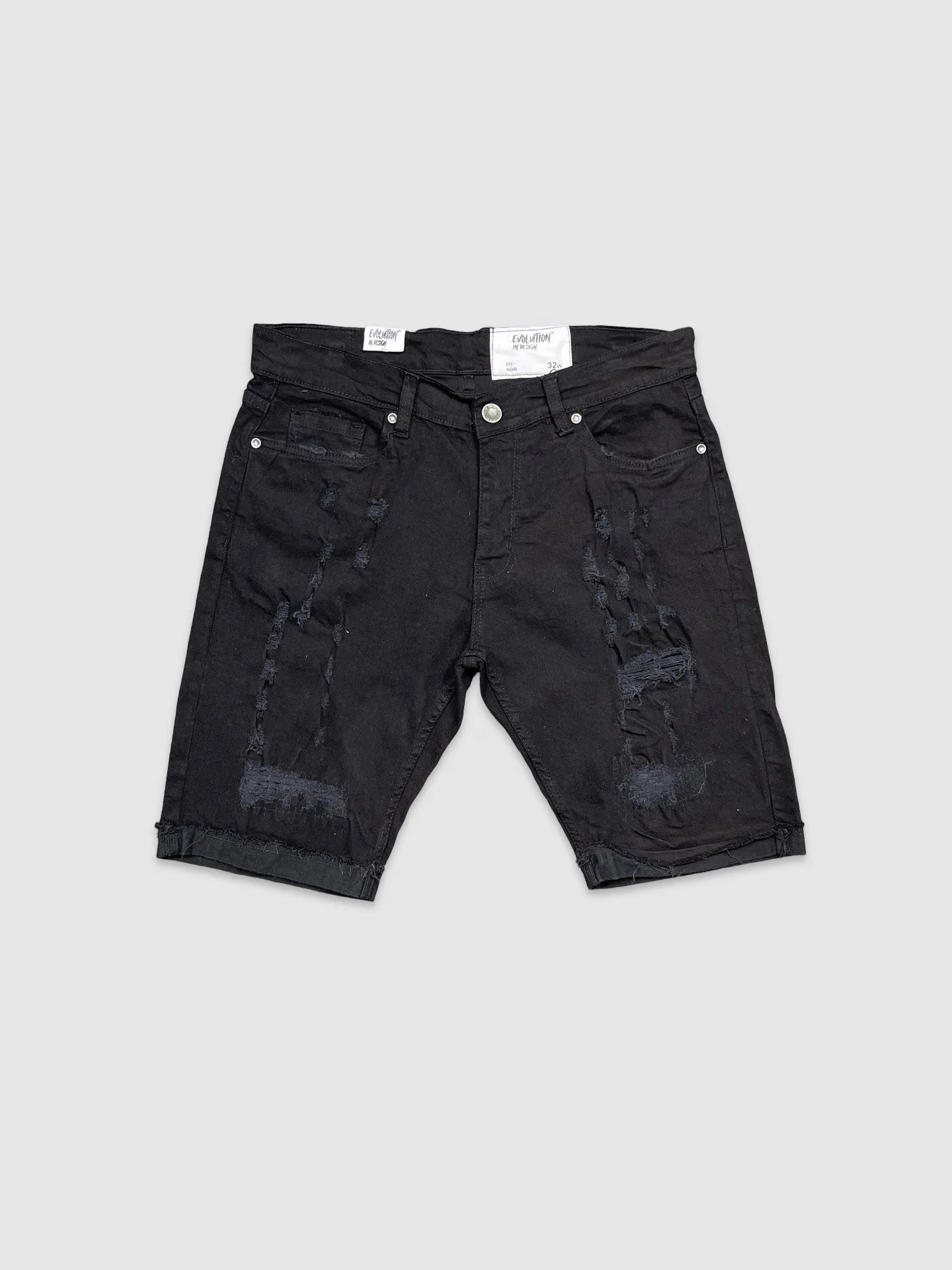 EVO-22981-Men's Unbreakable Denim Shorts
