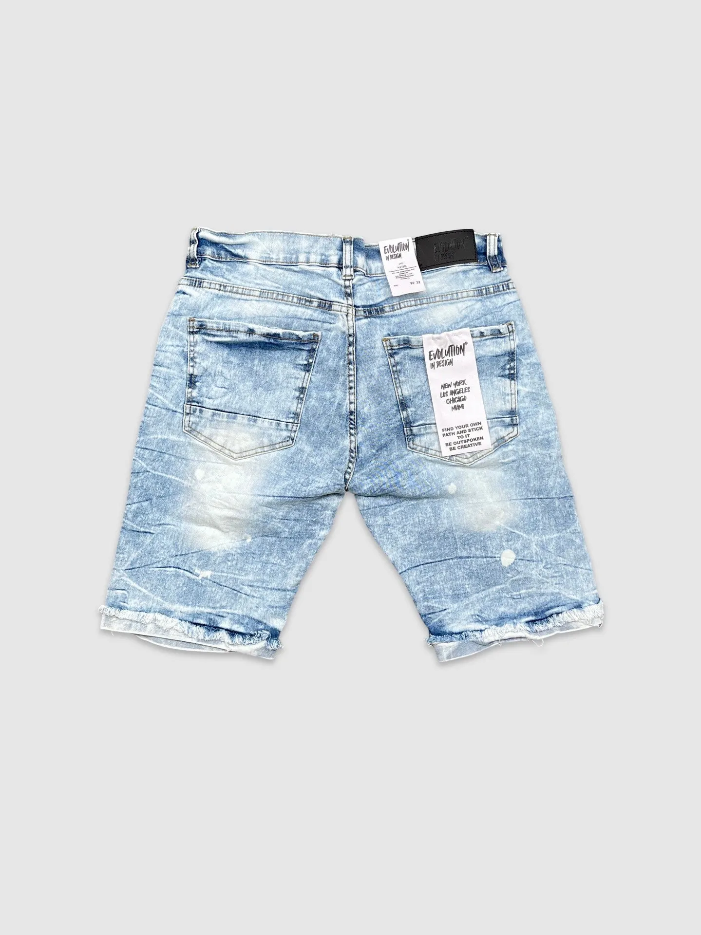 EVO-22981-Men's Unbreakable Denim Shorts