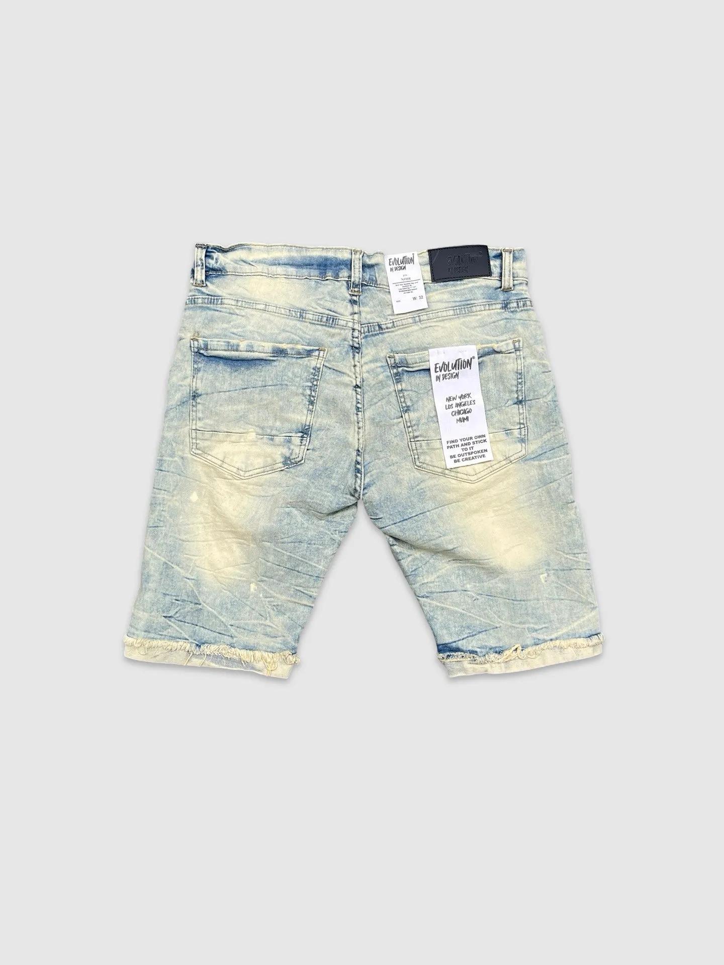 EVO-22981-Men's Unbreakable Denim Shorts