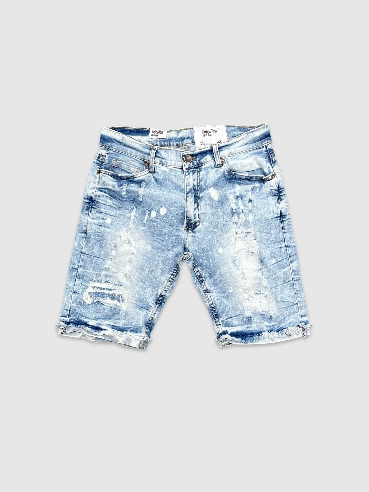 EVO-22981-Men's Unbreakable Denim Shorts