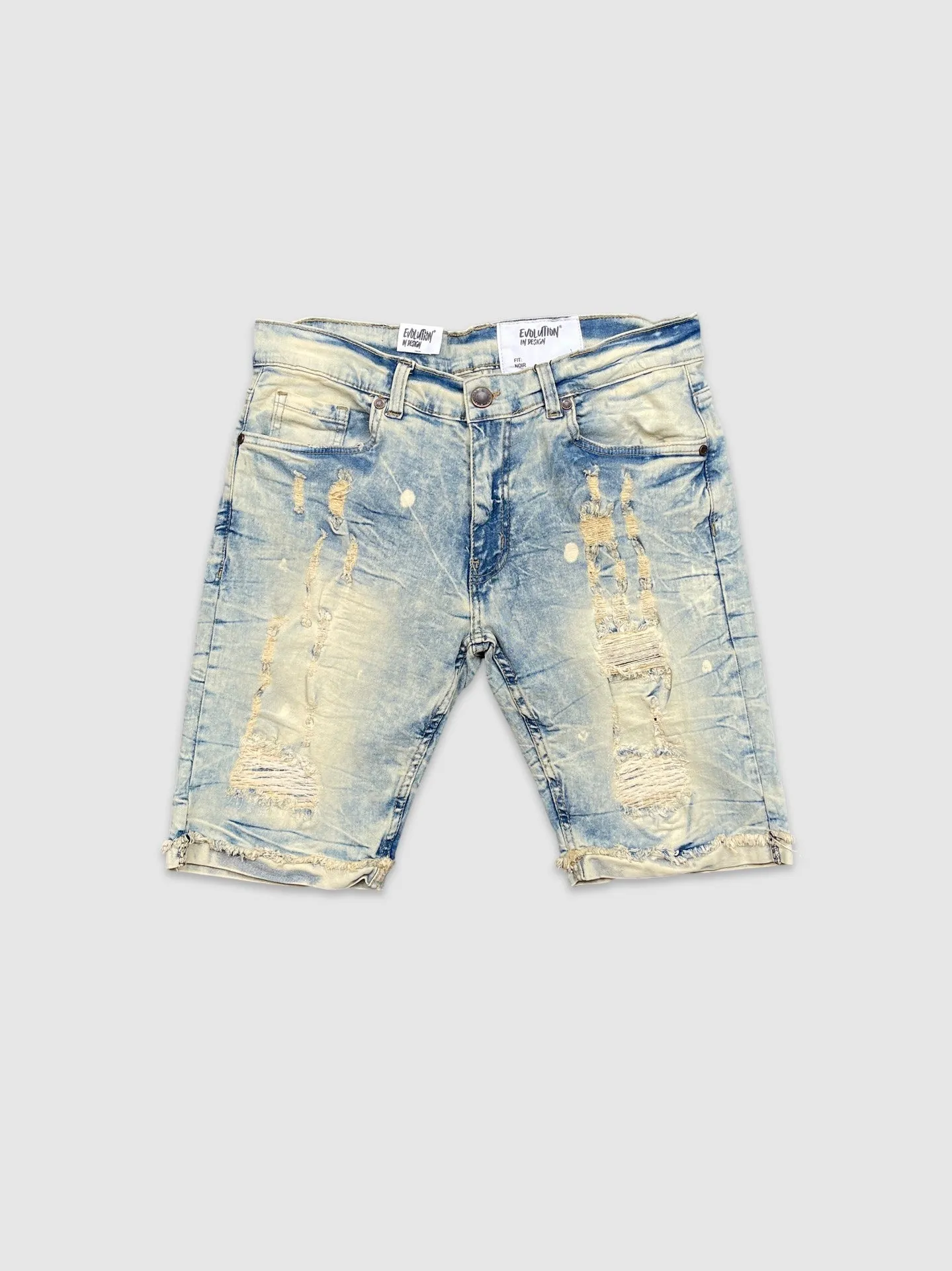 EVO-22981-Men's Unbreakable Denim Shorts