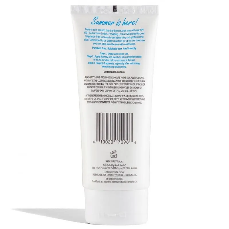 [Expiry: 12/2026] Bondi Sands SPF 50  Coconut Beach Sunscreen Lotion 150mL