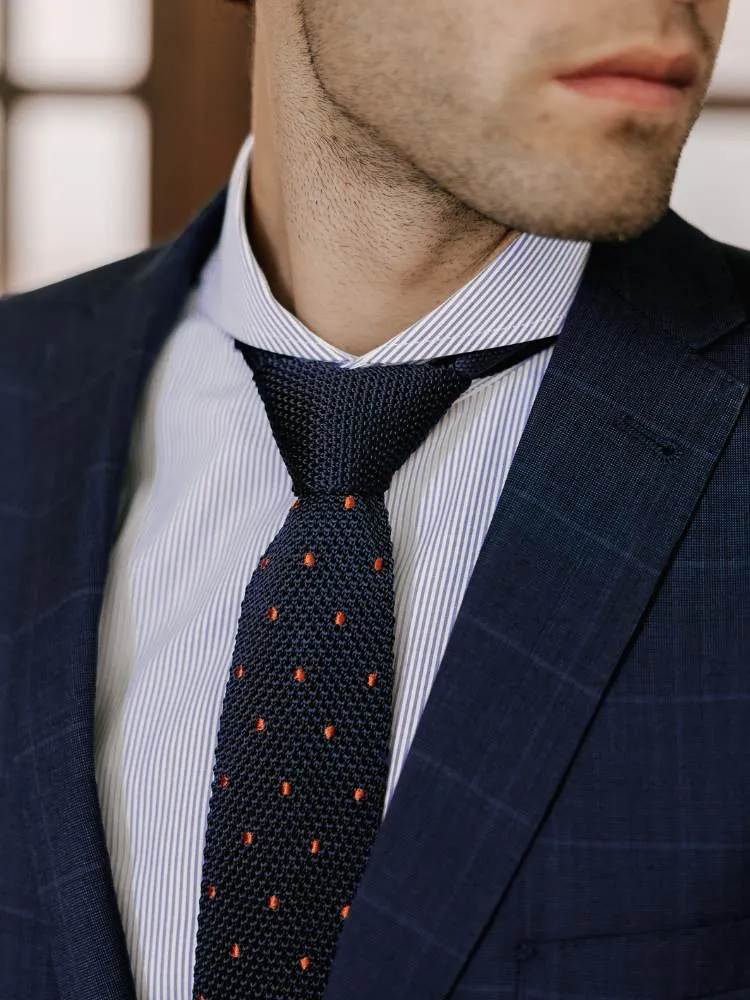 Extreme Cutaway Classic Blue Striped Shirt