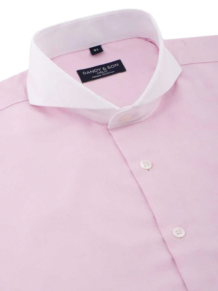 Extreme Cutaway Pink Premium Contrast Shirt