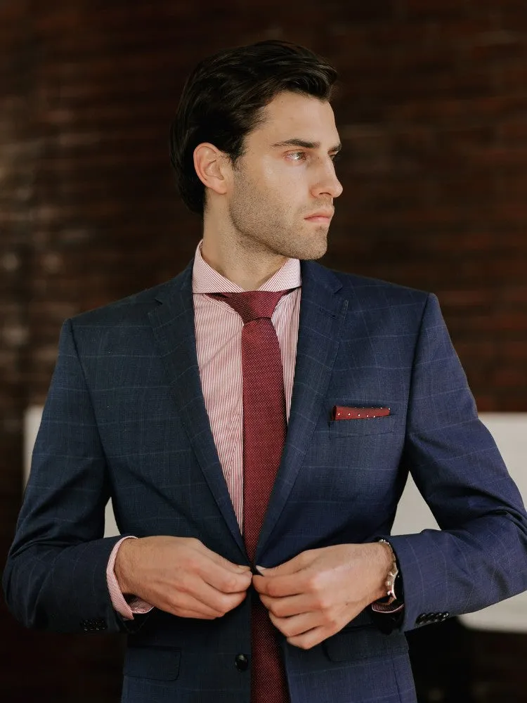 Extreme Cutaway Red Striped Shirt