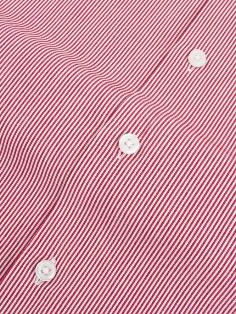 Extreme Cutaway Red Striped Shirt
