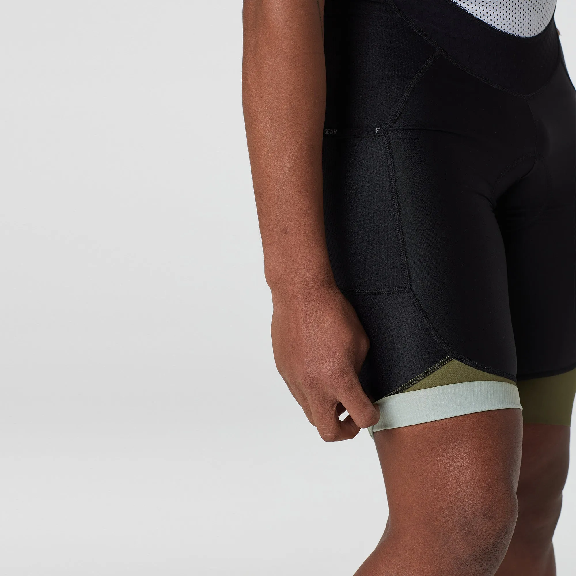Fdx Essential Green Men's & Boy's Summer Cycling Cargo Bib Shorts
