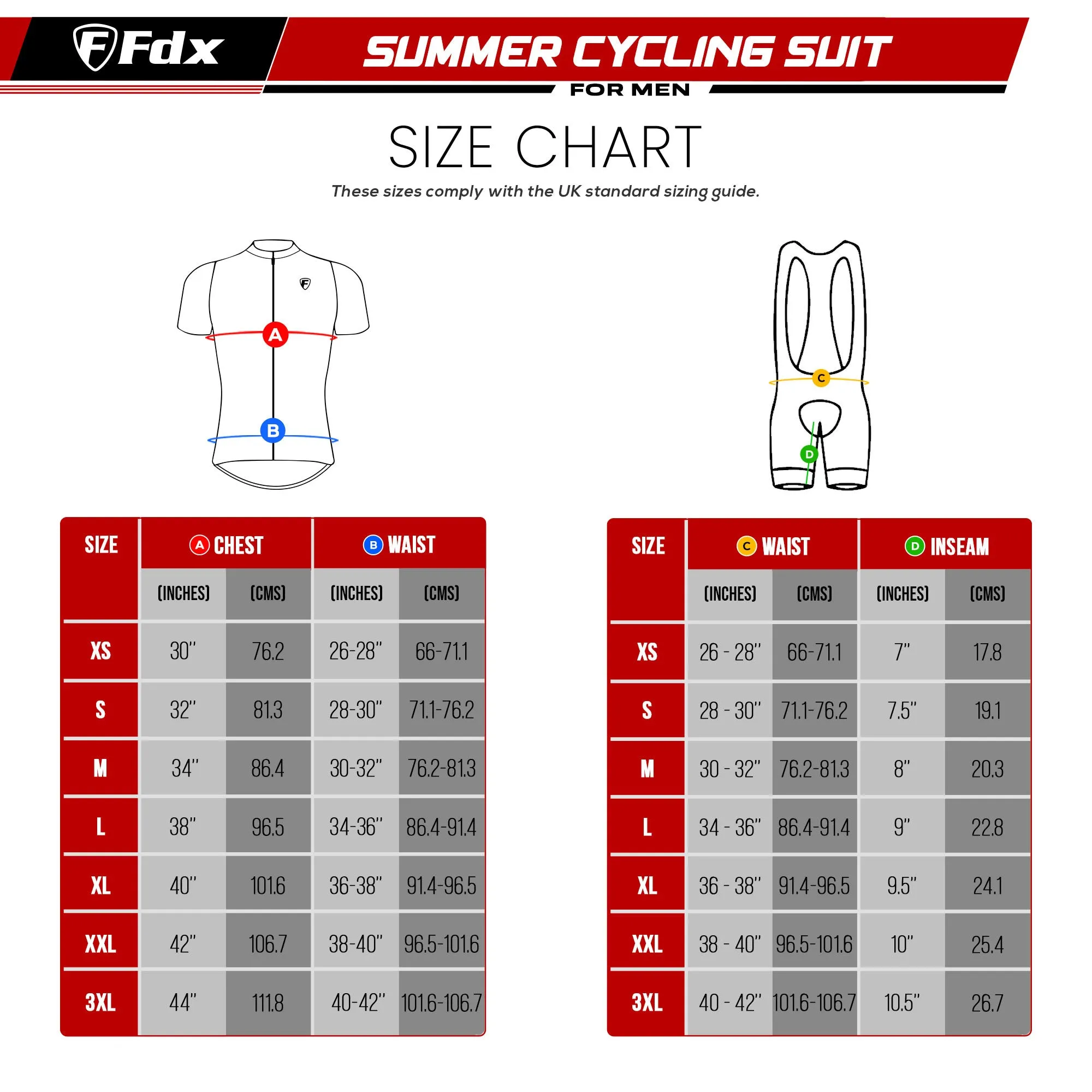 Fdx Men's & Boy's Set Duo Yellow / Grey Short Sleeve Summer Cycling Jersey & Cargo Bib Shorts