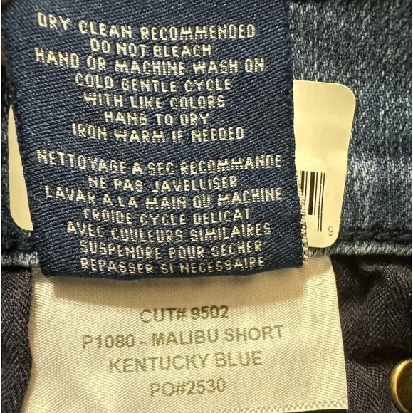 Fidelity Denim Malibu Shorts Size 32