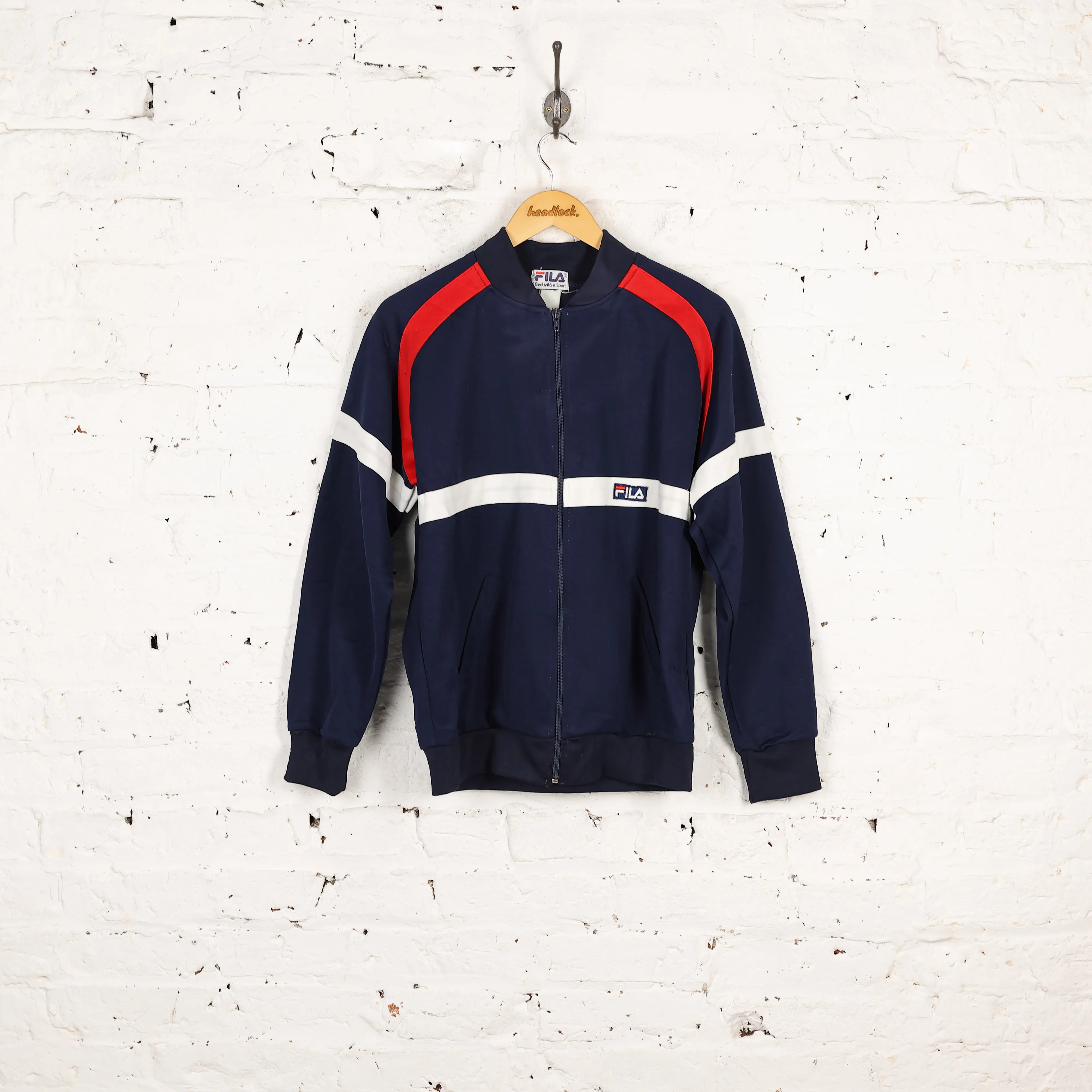 Fila Bomber Tracksuit Top Jacket - Blue - L