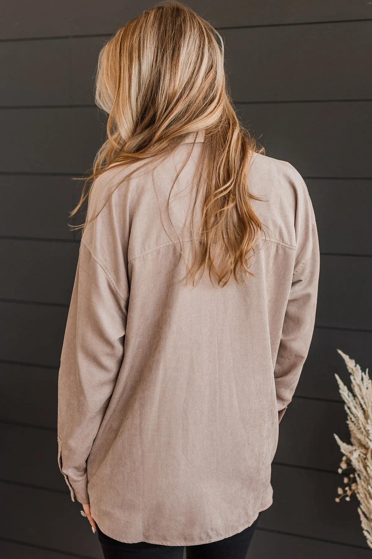 First To Arrive Lightweight Jacket- Taupe