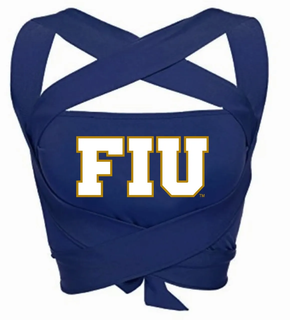 FIU Panthers Navy Multi Way Bandeau Top