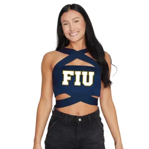 FIU Panthers Navy Multi Way Bandeau Top