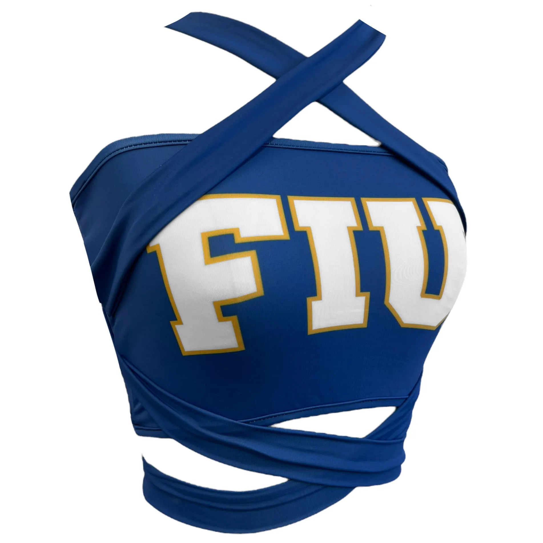 FIU Panthers Navy Multi Way Bandeau Top