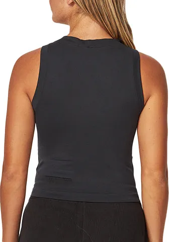 FLAT SEAMLESS CREW-NECK CROP TOP(NINA01) <Bundle>