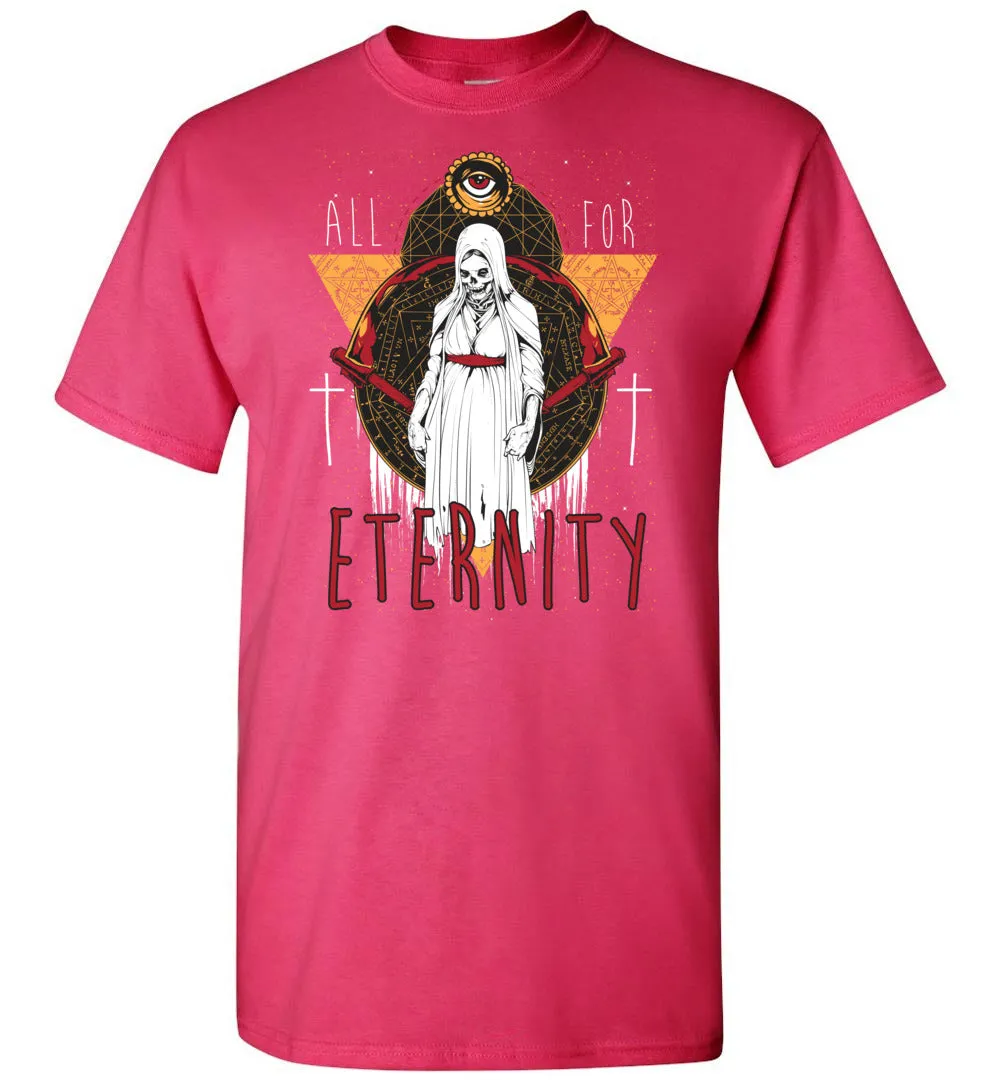 For All Eternity Tshirt - Vintage Death Skull Pop Culture Tee