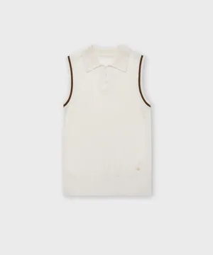 FORDI Collar Sleeveless Knit - Ivory