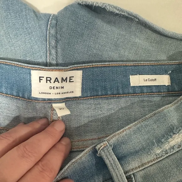FRAME Denim Le Cutoff Shorts Size 30