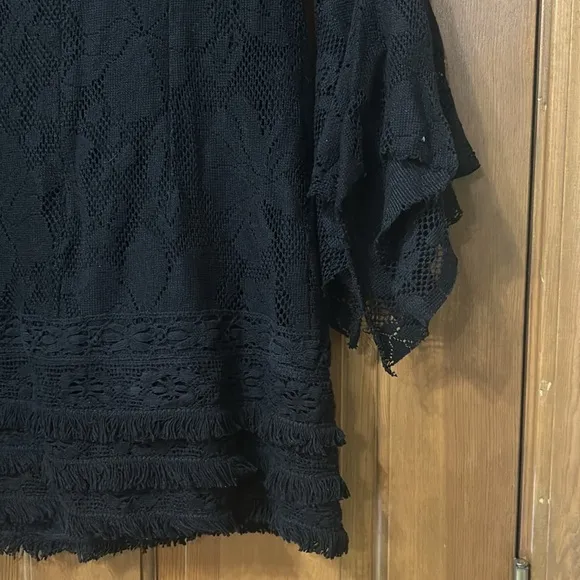 Free People Shell Game Embellished Shift Mini Dress