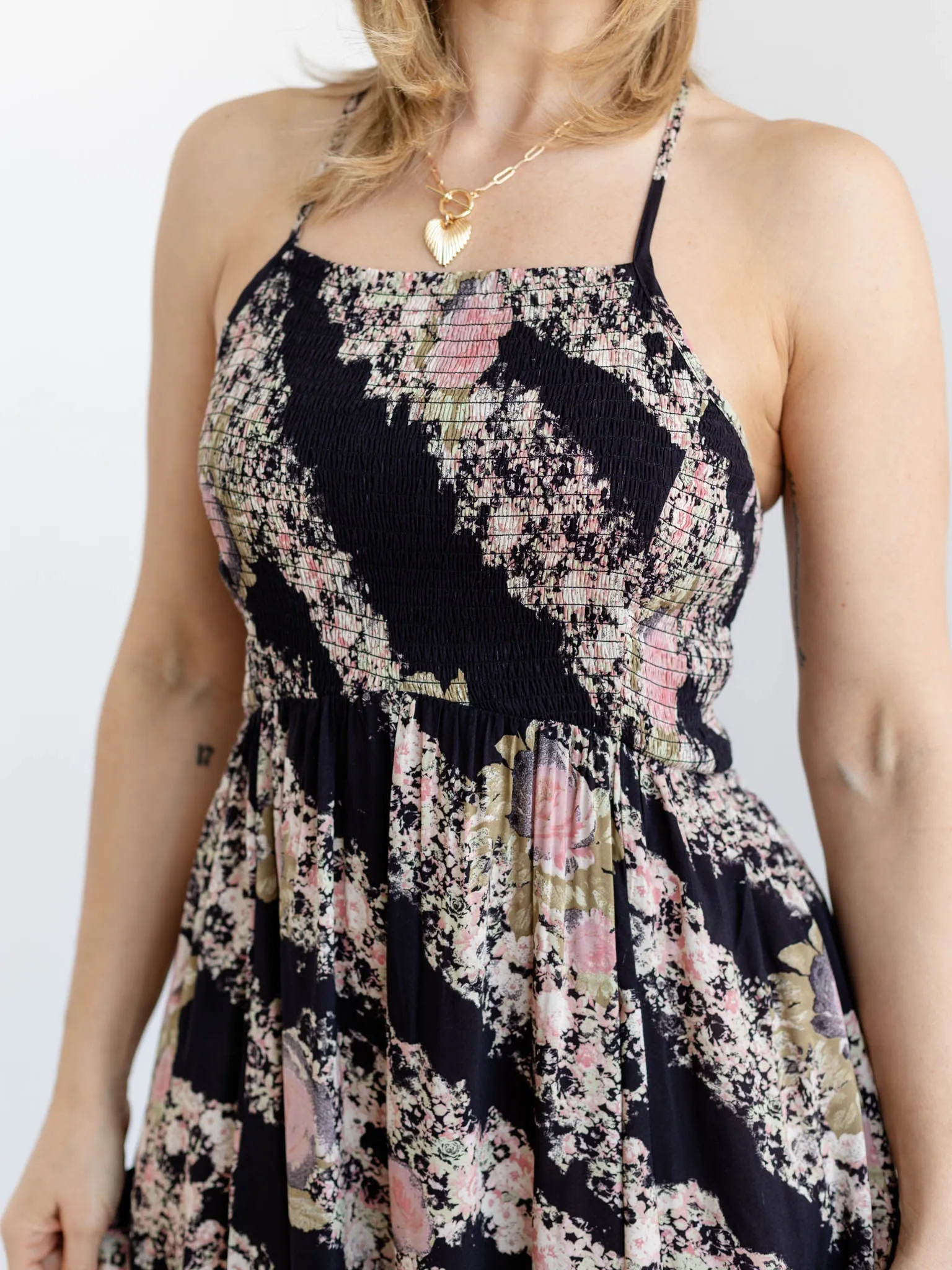 Free People The Heat Wave Printed Maxi Dress