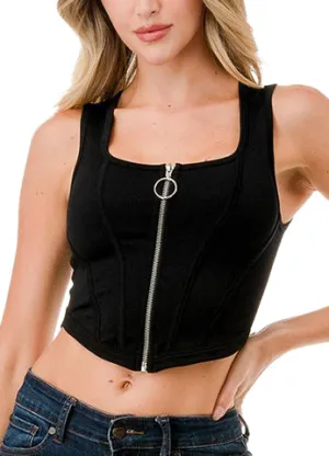 FULL ZIPPER TANK TOP(MMT1001) <Bundle>