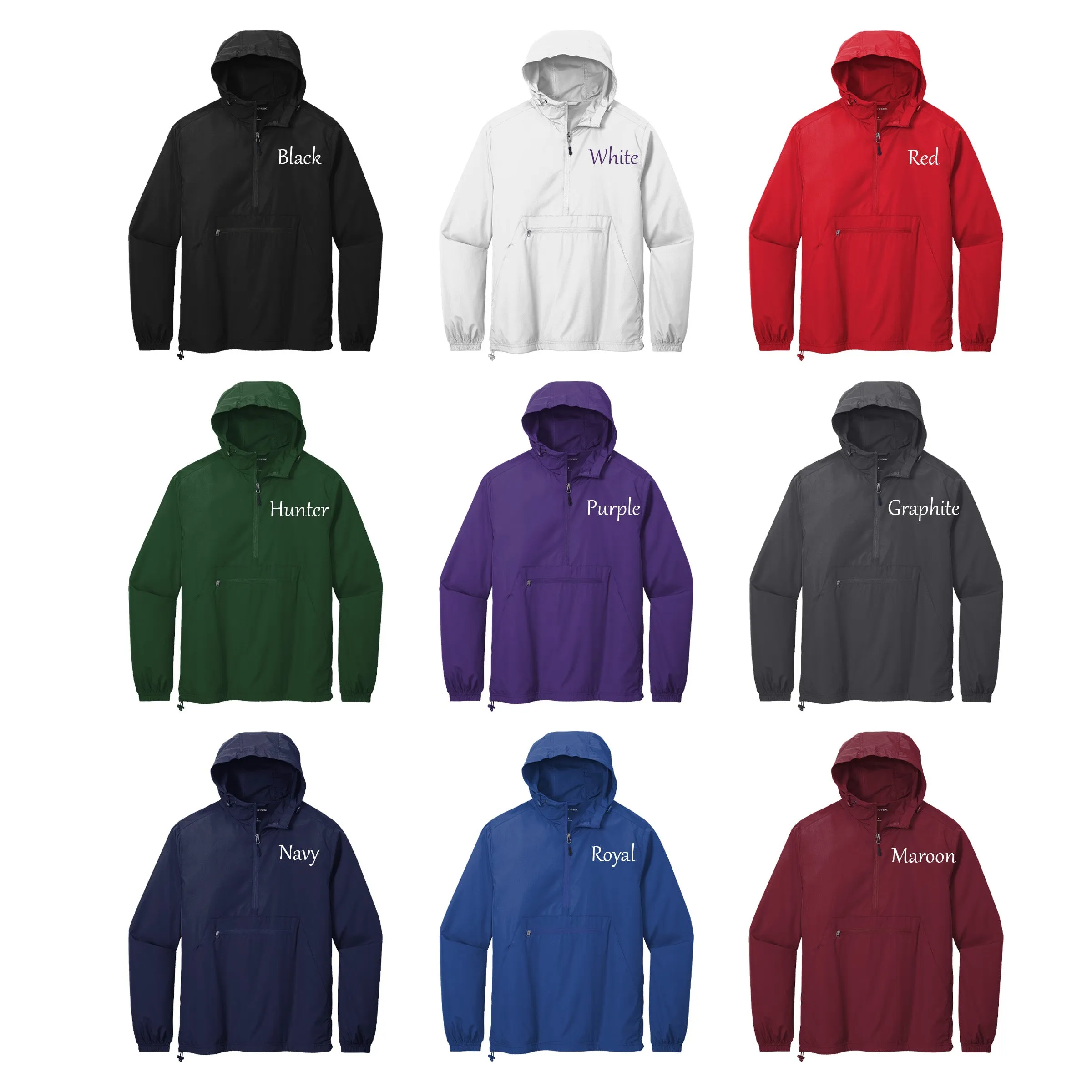 Gamma Phi Beta Windbreaker - Letters
