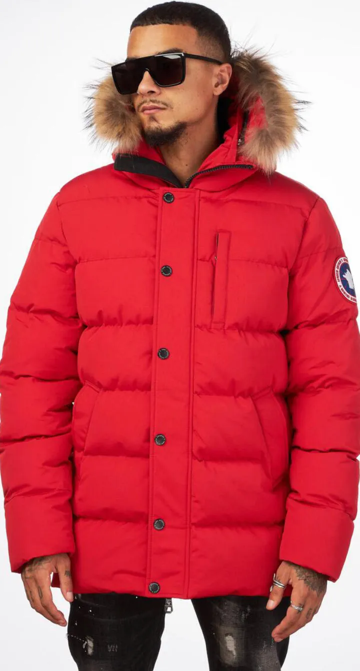 George V Paris Arm Logo Bomber Jacket (Red)