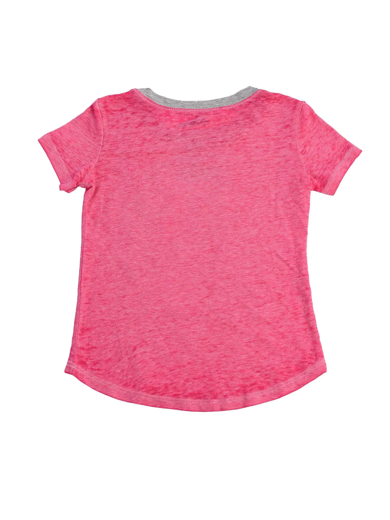 Girls Minnie Mouse Unicorn T-Shirt Burnout Pink Top