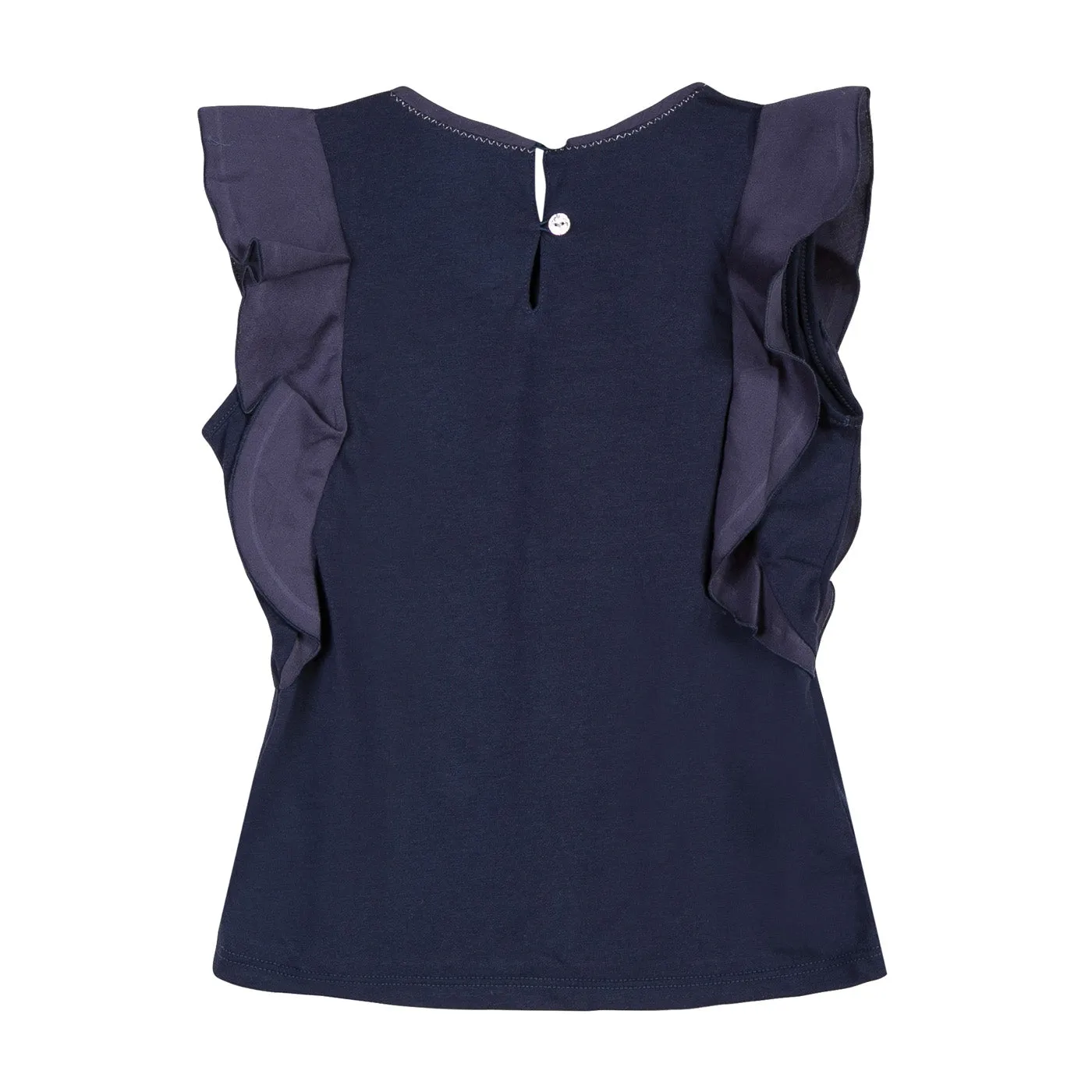 Girls Tank Top With Flounces