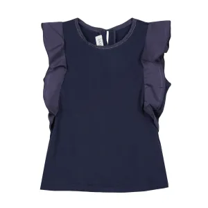 Girls Tank Top With Flounces