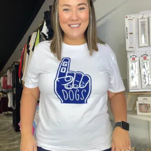 Go Dogs Foam Hand White T-Shirt
