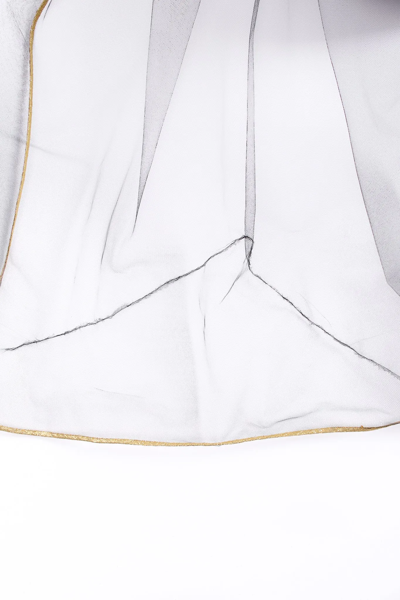 Gold Striped Panel Gown With Shorts