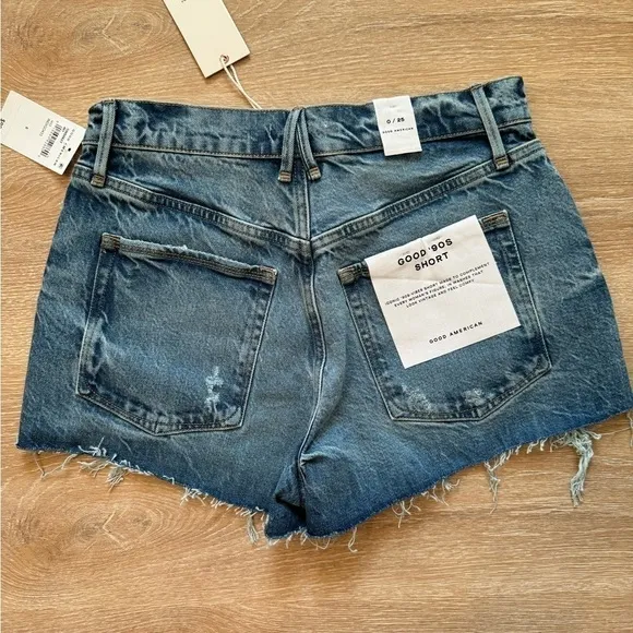 Good American Good 90s Shorts 0