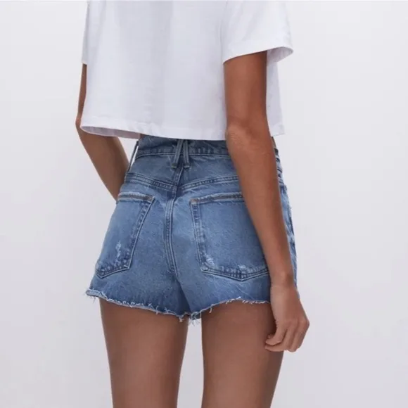 Good American Good 90s Shorts 0
