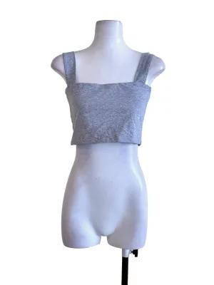 Grey Crop Top