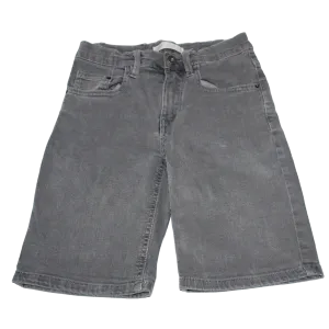 Grey Denim Shorts