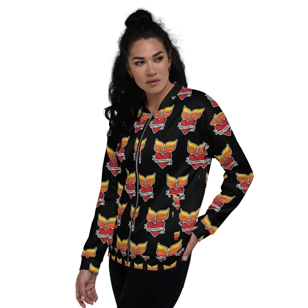 Grinnell Tattoo Print | Unisex Bomber Jacket