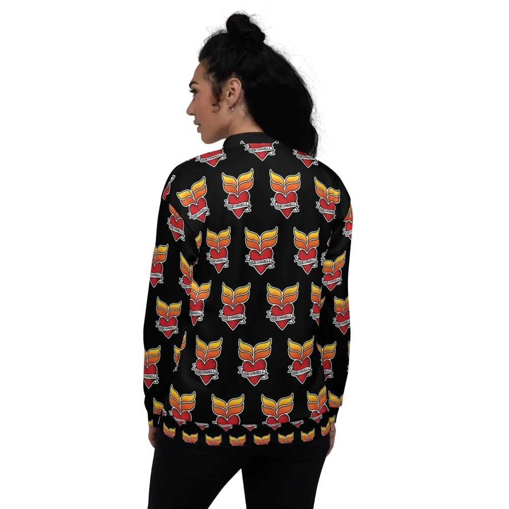 Grinnell Tattoo Print | Unisex Bomber Jacket